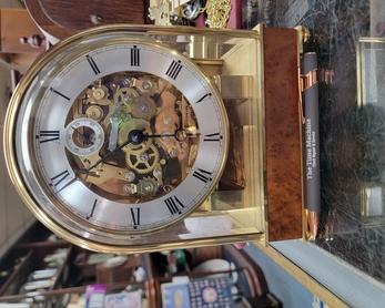 Restored antique clock movement